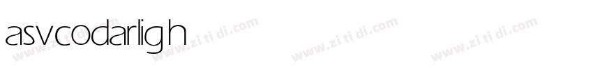 asv codar light下载字体转换 asv codar light下载字体转换